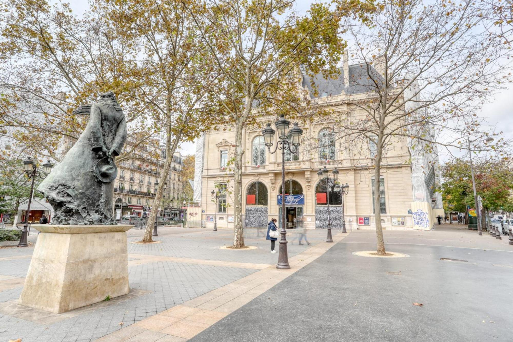 Grand Appart Spacieux Renove Paris Metro Wifi Exterior photo